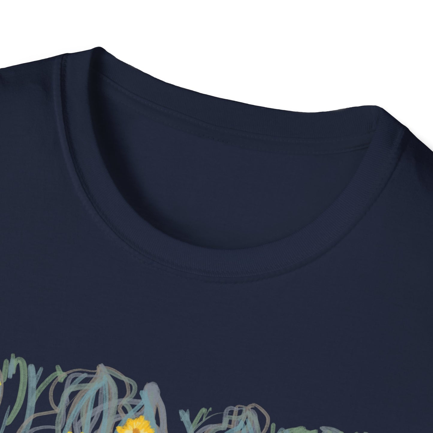 Hand drawn flower seagrasses T-shirt | "Surrounds" Floral Landscape collection | LittleLinesdesigns