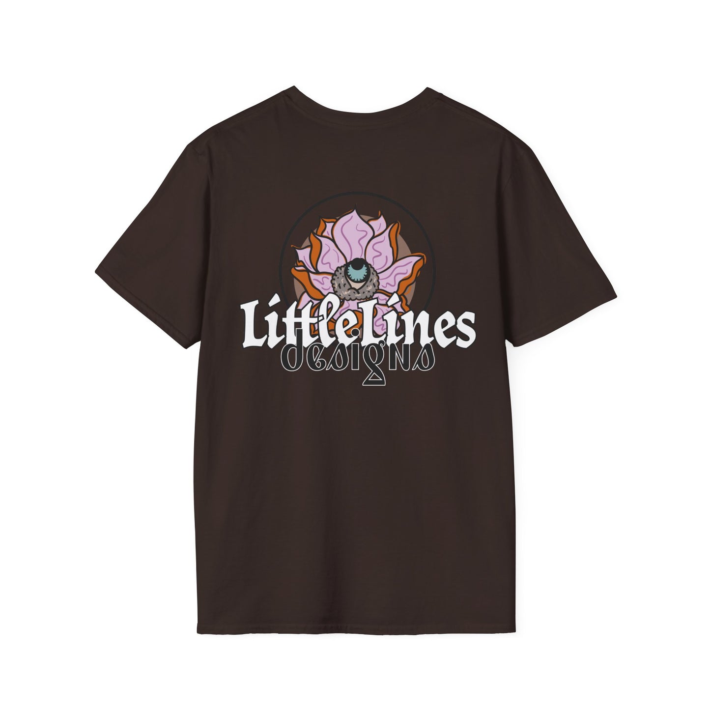 Artist wear T-shirt | Lotus Flower design | LittleLinesdesigns