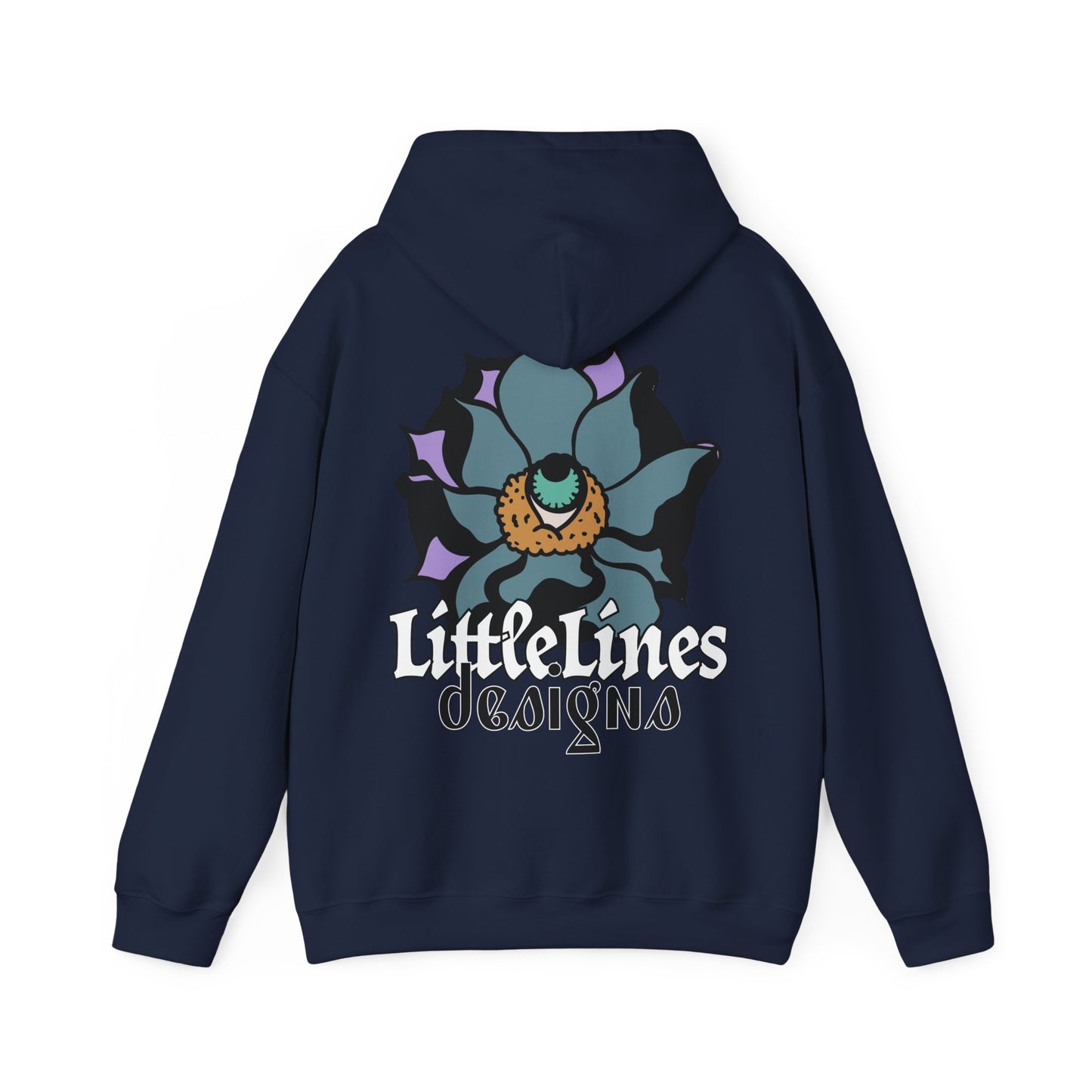LittleLinesdesigns warmth | Colorful Floral Graphic Hoodie
