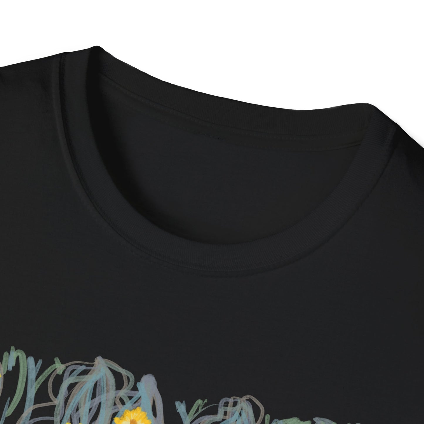 Hand drawn flower seagrasses T-shirt | "Surrounds" Floral Landscape collection | LittleLinesdesigns