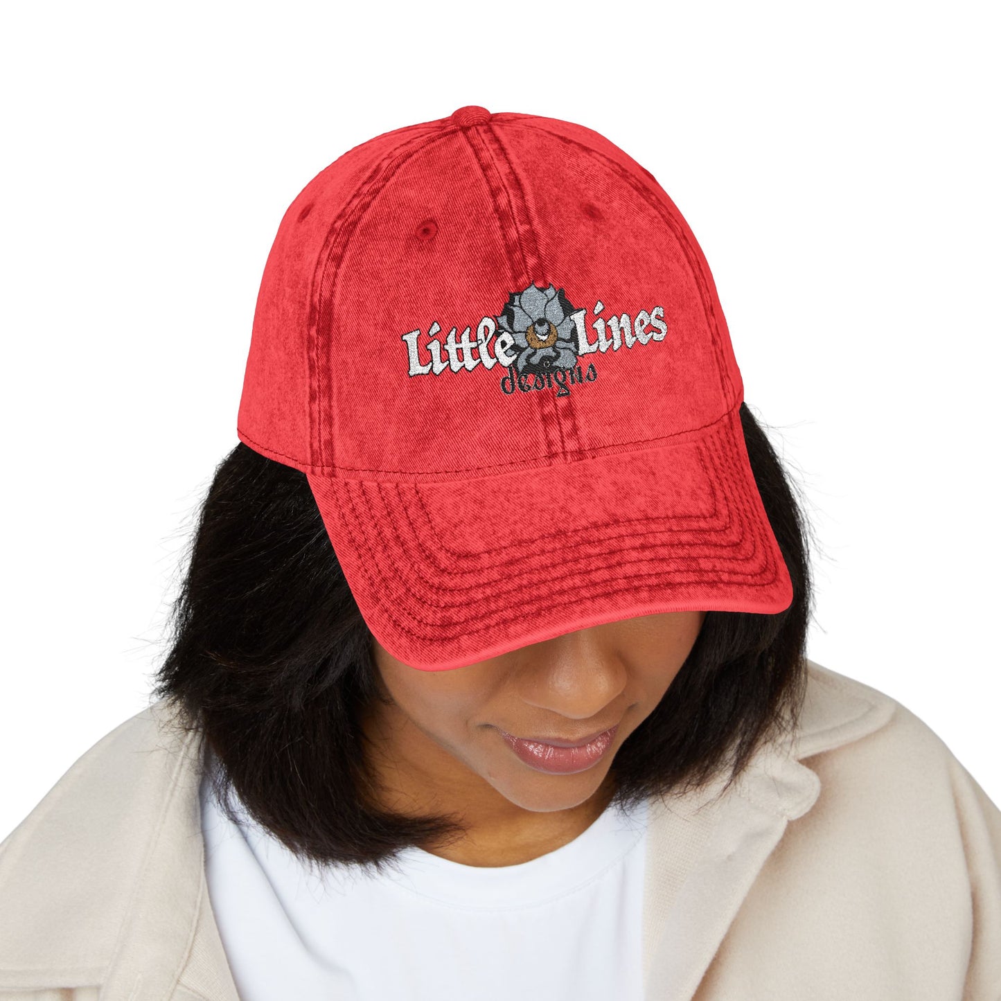 LittleLinesdesigns Embroidery Cap.