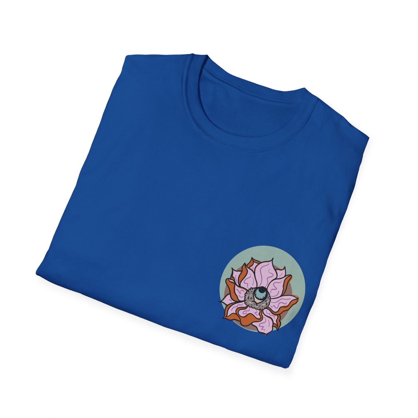 | LittleLinesdesigns | Lotus Flower Graphic softstyle tee