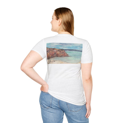 Ocean Lanscape "on the rocks" T-shirt | "Surrounds" Landscape collection | LittleLinesdesigns