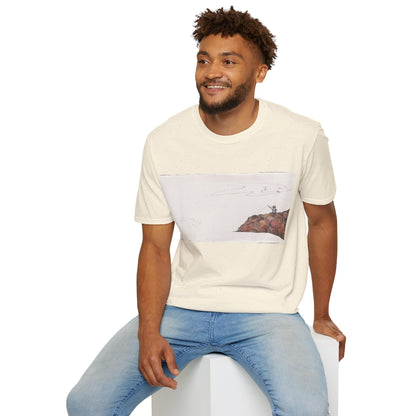 Ocean Lanscape "on the rocks" T-shirt | "Surrounds" Landscape collection | LittleLinesdesigns