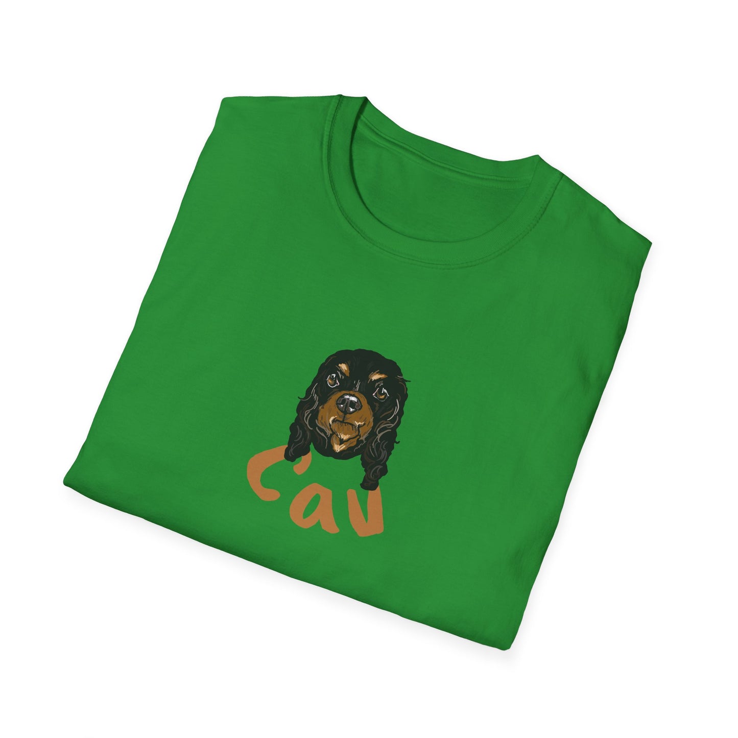 Cavalier font Pet T-Shirt | Dog art | LittleLinesdesigns