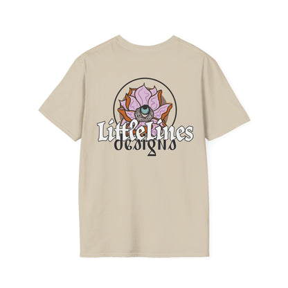 Artist wear T-shirt | Lotus Flower design | LittleLinesdesigns