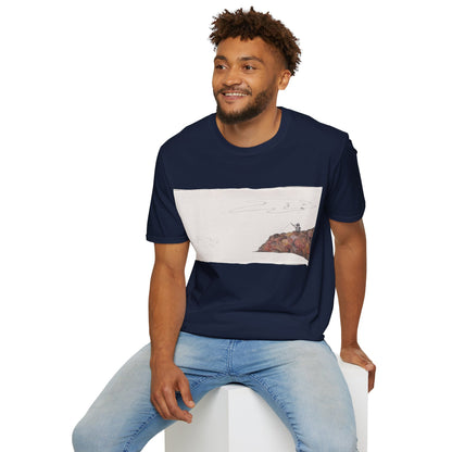 Ocean Lanscape "on the rocks" T-shirt | "Surrounds" Landscape collection | LittleLinesdesigns