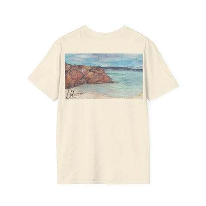 Ocean Lanscape "on the rocks" T-shirt | "Surrounds" Landscape collection | LittleLinesdesigns