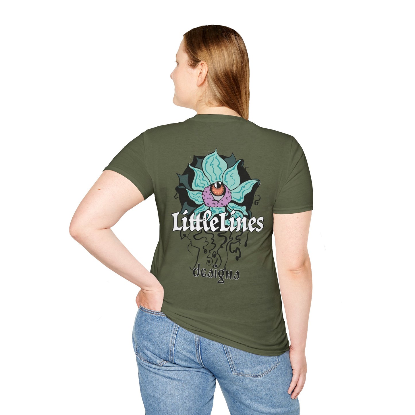 | LLd | Lotus Flower Graphic softstyle tee