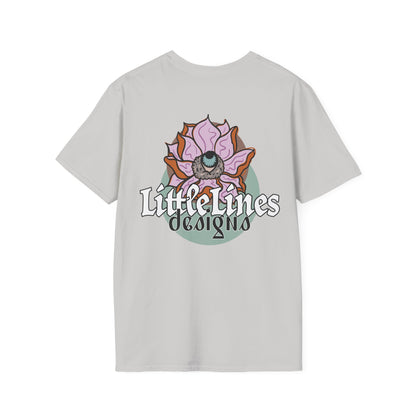 | LittleLinesdesigns | Lotus Flower Graphic softstyle tee