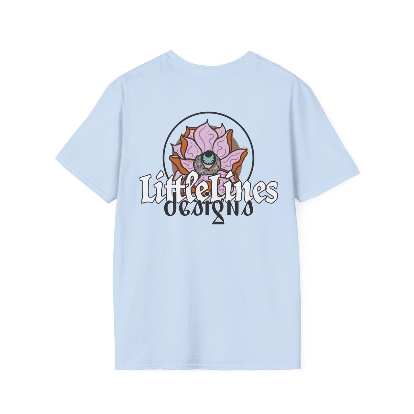 Artist wear T-shirt | Lotus Flower design | LittleLinesdesigns