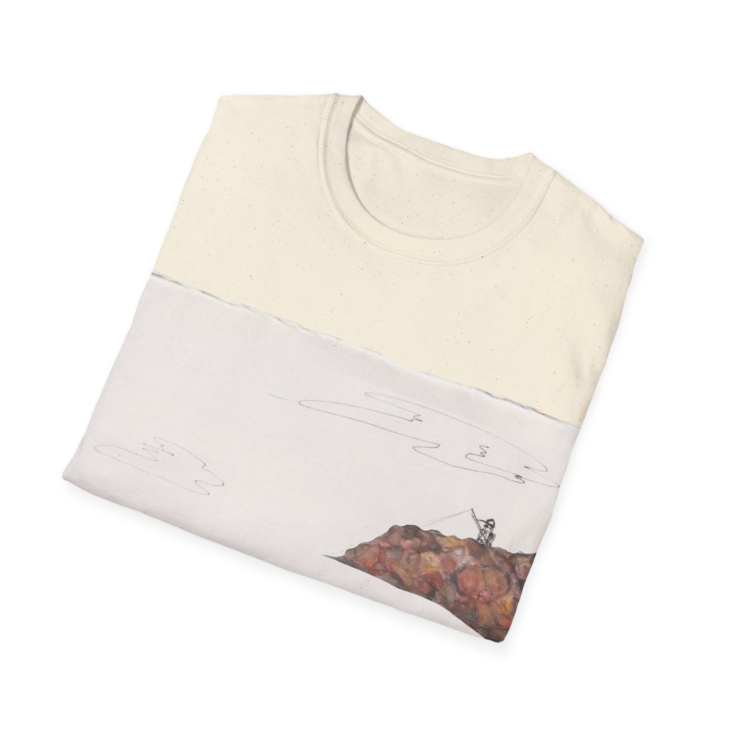 Ocean Lanscape "on the rocks" T-shirt | "Surrounds" Landscape collection | LittleLinesdesigns