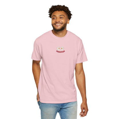 Happy Breakfast Tee | Smiley Egg & Bacon Graphic T-Shirt