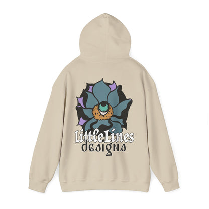 LittleLinesdesigns warmth | Colorful Floral Graphic Hoodie