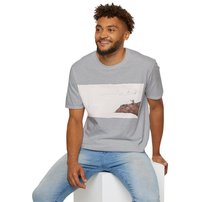 Ocean Lanscape "on the rocks" T-shirt | "Surrounds" Landscape collection | LittleLinesdesigns