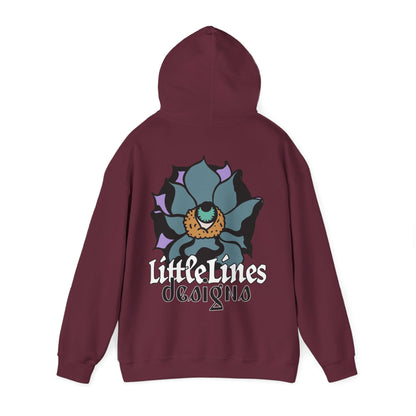 LittleLinesdesigns warmth | Colorful Floral Graphic Hoodie