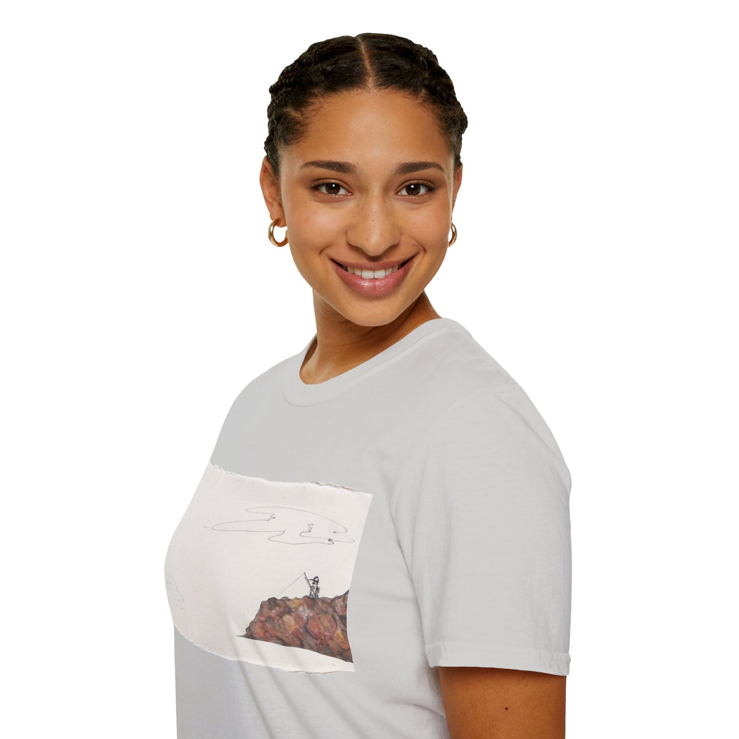 Ocean Lanscape "on the rocks" T-shirt | "Surrounds" Landscape collection | LittleLinesdesigns