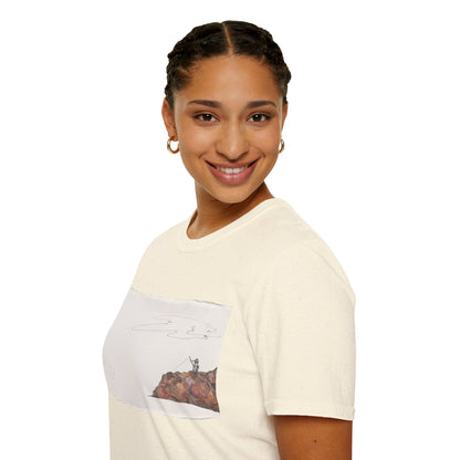Ocean Lanscape "on the rocks" T-shirt | "Surrounds" Landscape collection | LittleLinesdesigns