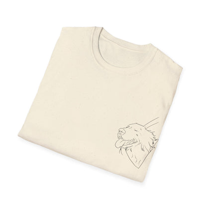 Happy Golden Retriever dog Window | Happy Window collection | LittleLinesdesigns