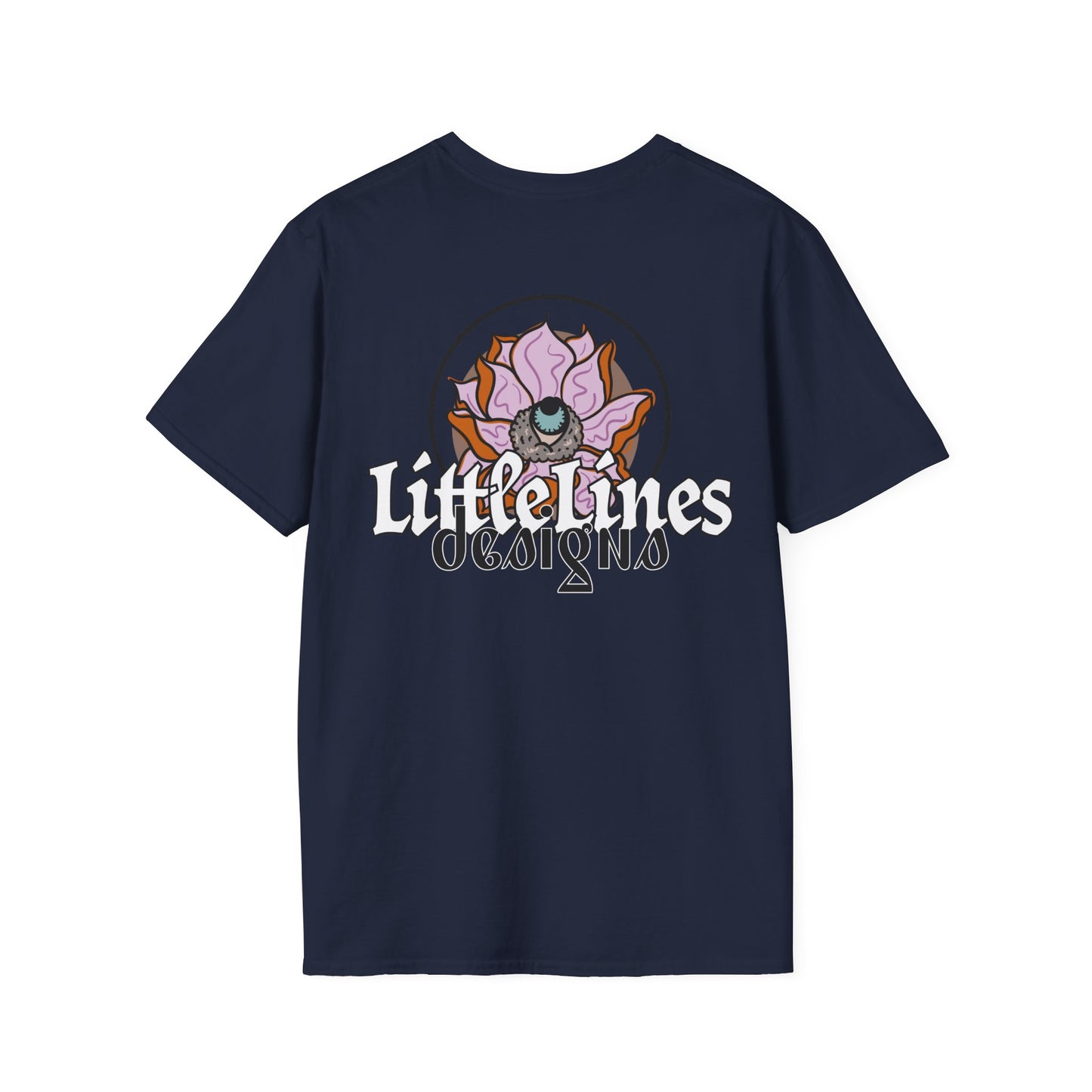 Artist wear T-shirt | Lotus Flower design | LittleLinesdesigns