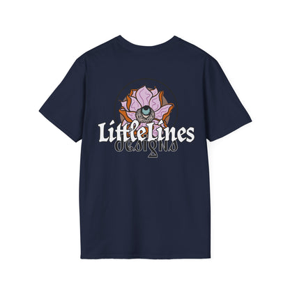 Artist wear T-shirt | Lotus Flower design | LittleLinesdesigns