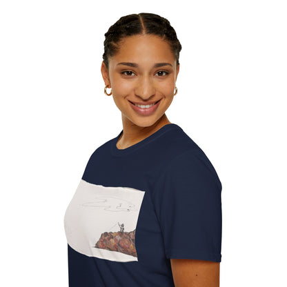 Ocean Lanscape "on the rocks" T-shirt | "Surrounds" Landscape collection | LittleLinesdesigns