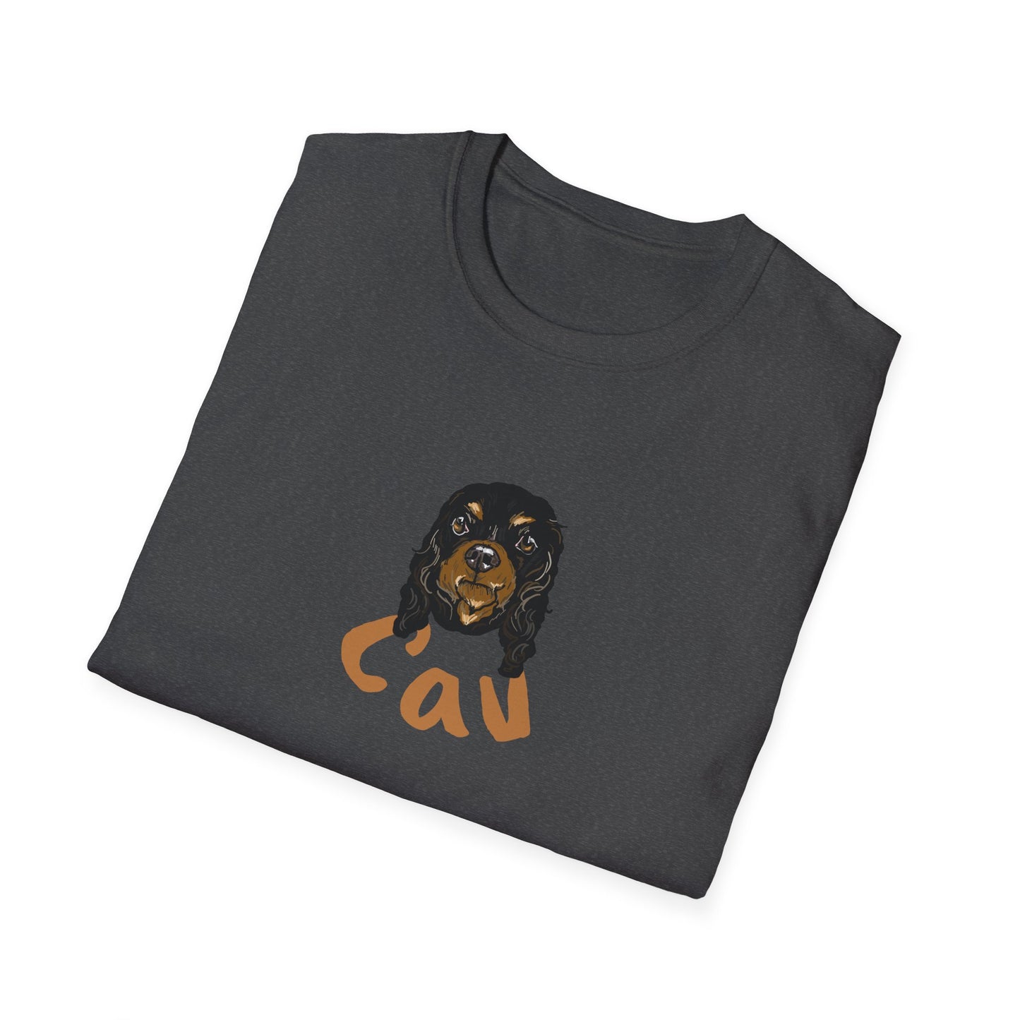 Cavalier font Pet T-Shirt | Dog art | LittleLinesdesigns