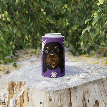 King Charles Cavalier stubby holder | Bud stub floral collection | LittleLinesdesigns