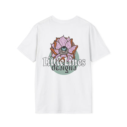 | LittleLinesdesigns | Lotus Flower Graphic softstyle tee