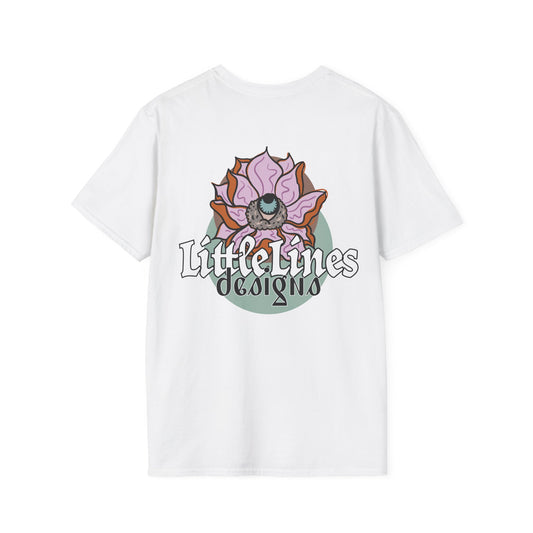 | LittleLinesdesigns | Lotus Flower Graphic softstyle tee