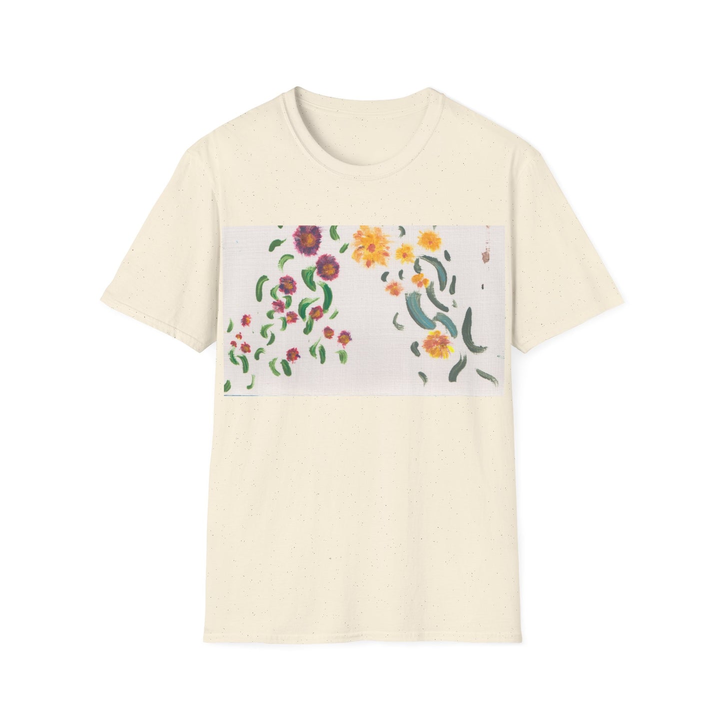 Hand painted "with the rocks" ocean T-Shirt | "Surrounds" Lanscape Floral collection | LittleLiinesdesigns