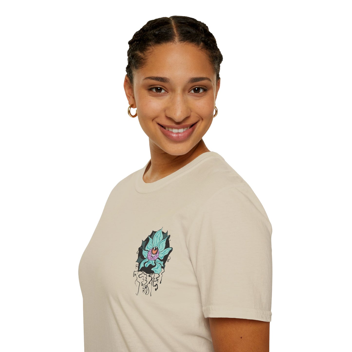 | LLd | Lotus Flower Graphic softstyle tee