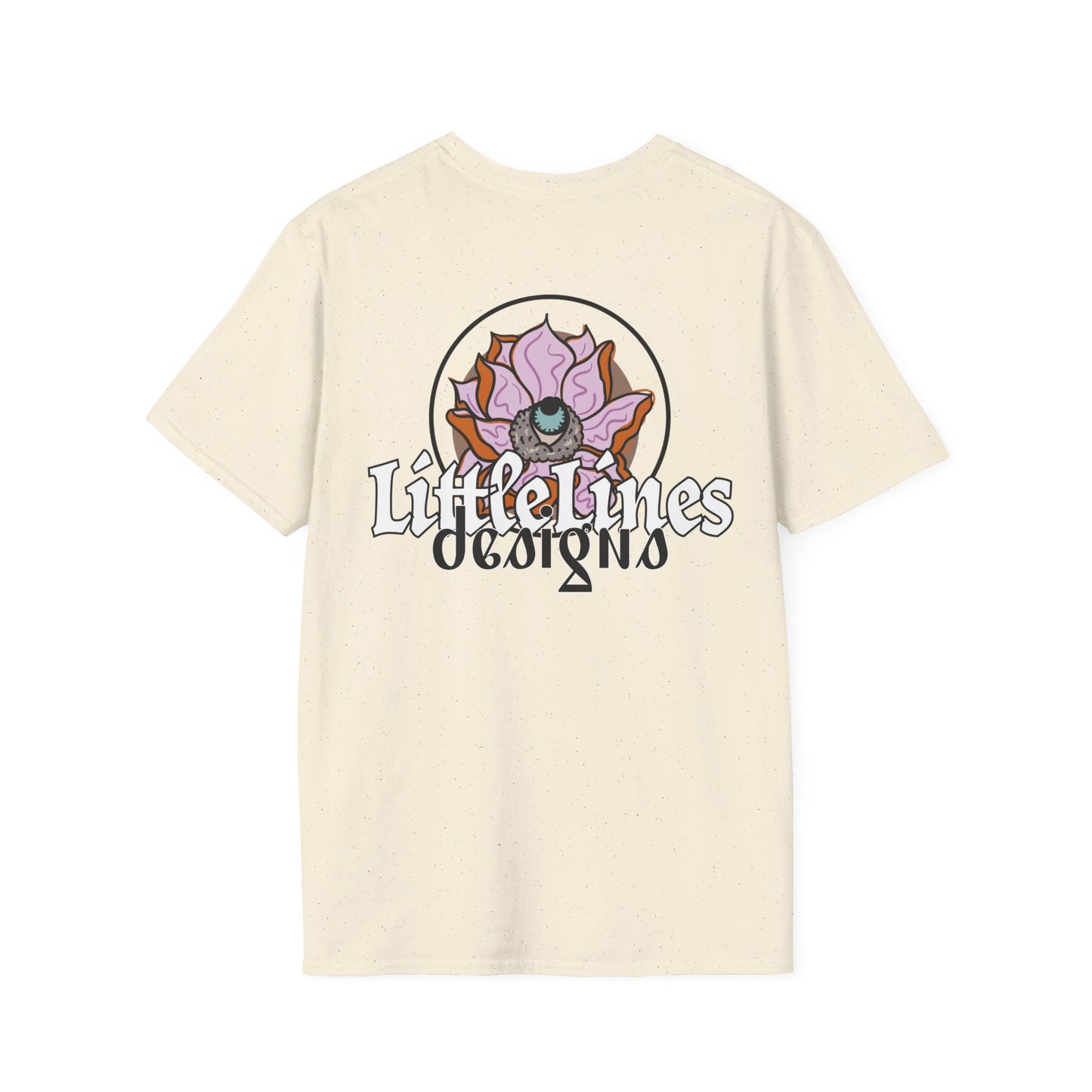 Artist wear T-shirt | Lotus Flower design | LittleLinesdesigns