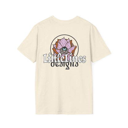 Artist wear T-shirt | Lotus Flower design | LittleLinesdesigns