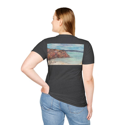 Ocean Lanscape "on the rocks" T-shirt | "Surrounds" Landscape collection | LittleLinesdesigns