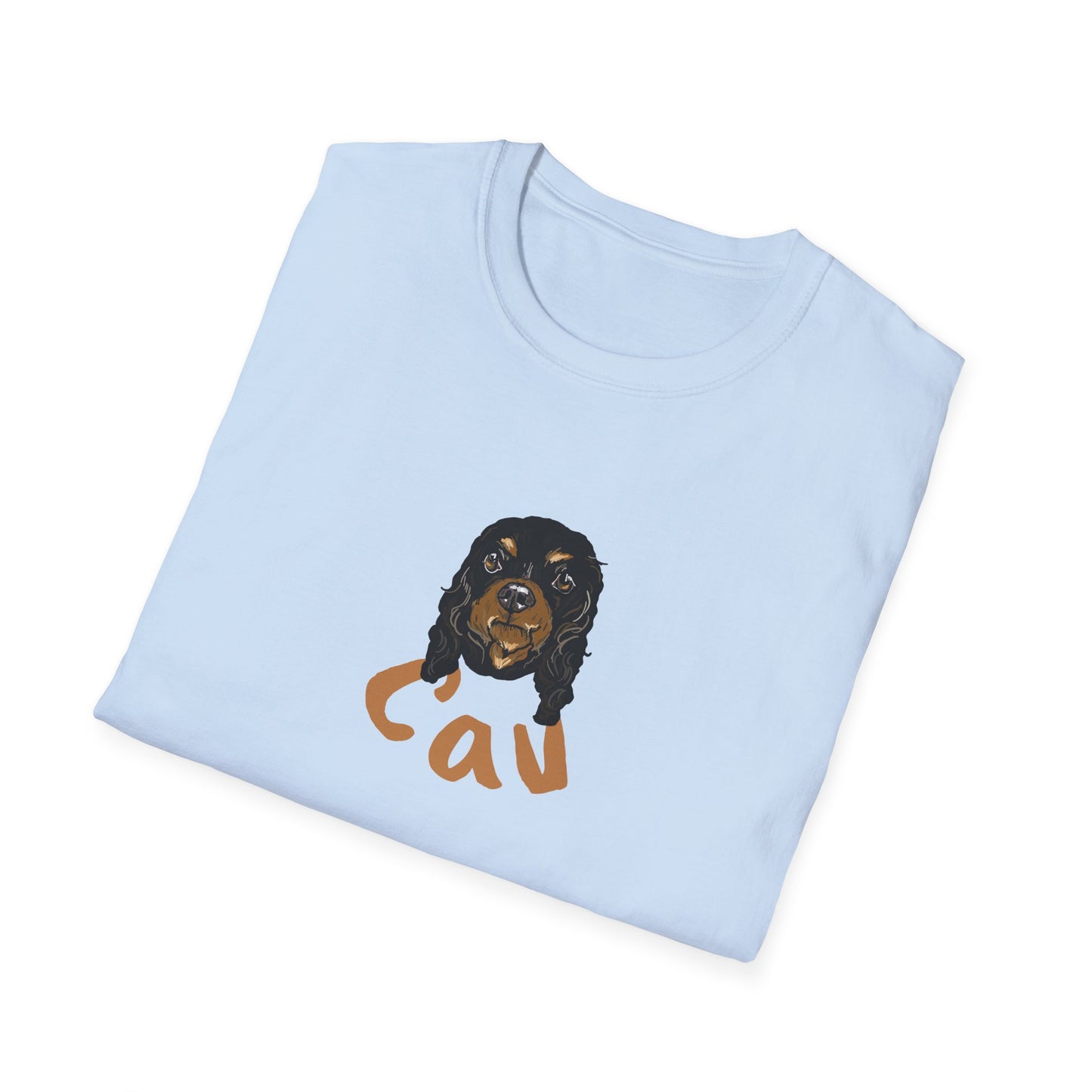 Cavalier font Pet T-Shirt | Dog art | LittleLinesdesigns
