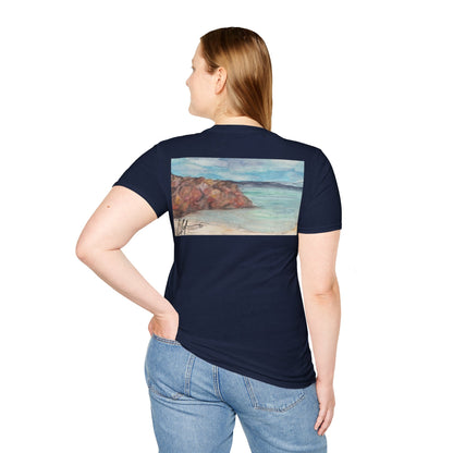 Ocean Lanscape "on the rocks" T-shirt | "Surrounds" Landscape collection | LittleLinesdesigns
