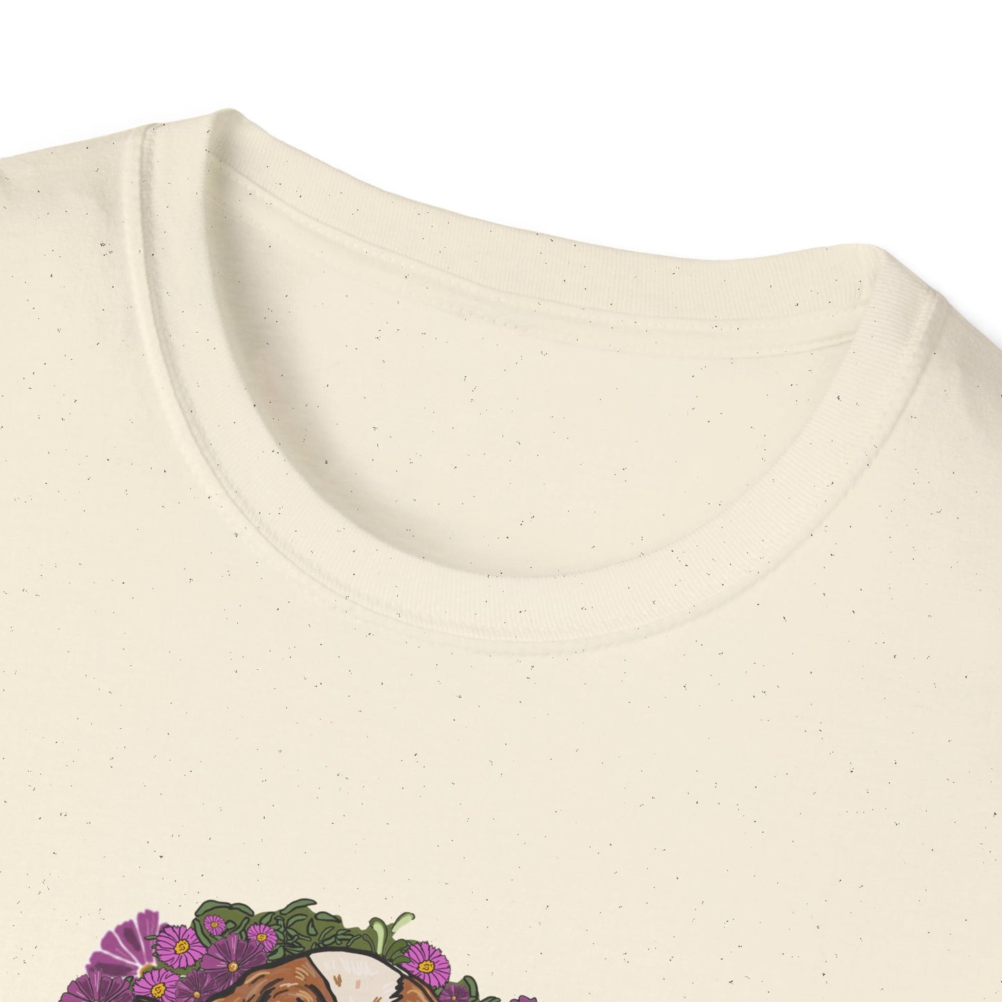 Cavalier Dog T-shirt | Floral Ocean Sea Grasses | LittleLinesdesigns