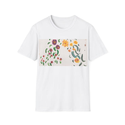 Hand painted "with the rocks" ocean T-Shirt | "Surrounds" Lanscape Floral collection | LittleLiinesdesigns