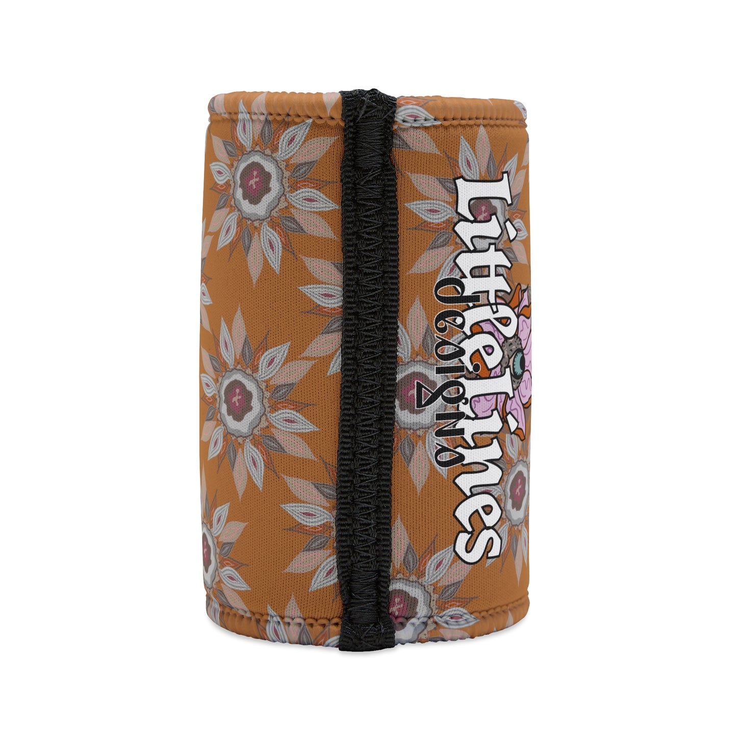 Bulldog Stubby Cooler | Budstubs Floral collection | LittleLinesdesigns
