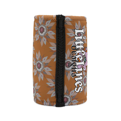 Bulldog Stubby Cooler | Budstubs Floral collection | LittleLinesdesigns