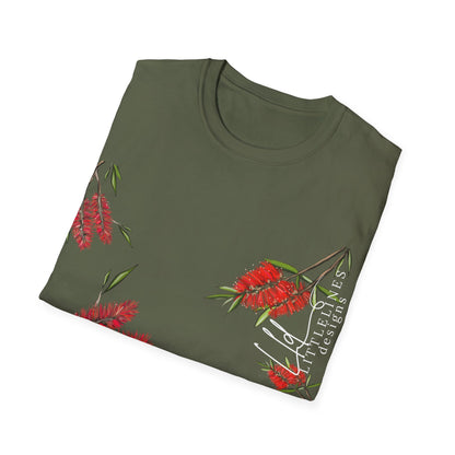 | Australian bottlebrush | "Surrounds" Floral Landscape collection | LittleLinesdesigns