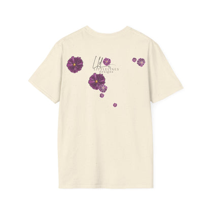 Cavalier Dog T-shirt | Floral Ocean Sea Grasses | LittleLinesdesigns