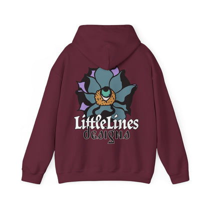 LittleLinesdesigns warmth | Colorful Floral Graphic Hoodie