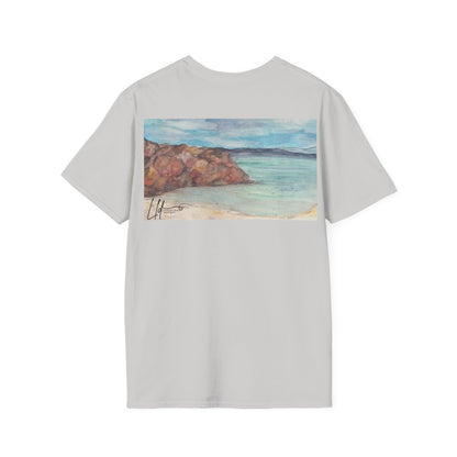 Ocean Lanscape "on the rocks" T-shirt | "Surrounds" Landscape collection | LittleLinesdesigns