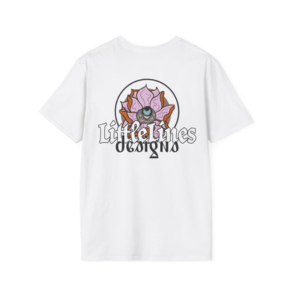 Artist wear T-shirt | Lotus Flower design | LittleLinesdesigns