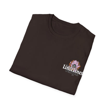 Artist wear T-shirt | Lotus Flower design | LittleLinesdesigns