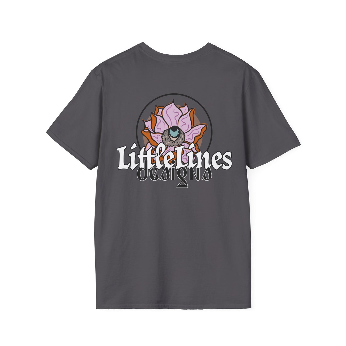 Artist wear T-shirt | Lotus Flower design | LittleLinesdesigns