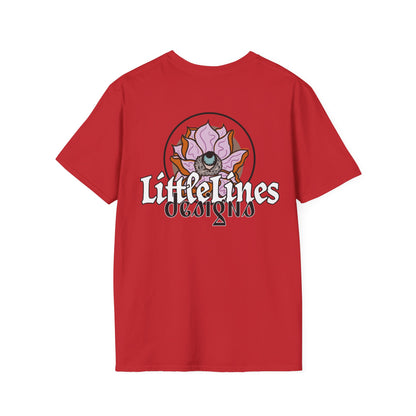 Artist wear T-shirt | Lotus Flower design | LittleLinesdesigns