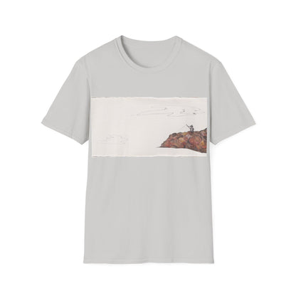 Ocean Lanscape "on the rocks" T-shirt | "Surrounds" Landscape collection | LittleLinesdesigns
